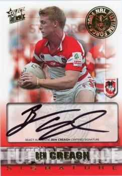 2004 Select Authentic - Future Force Signatures #FF10 Ben Creagh Front